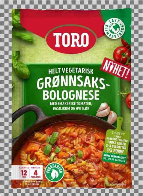 Bilde av Toro grønnsaksbolognese. Bilde av Toro grønnsaksbolognese.