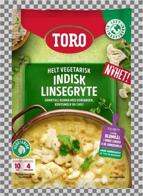 Bilde av Toro indisk linsegryte. Bilde av Toro indisk linsegryte.