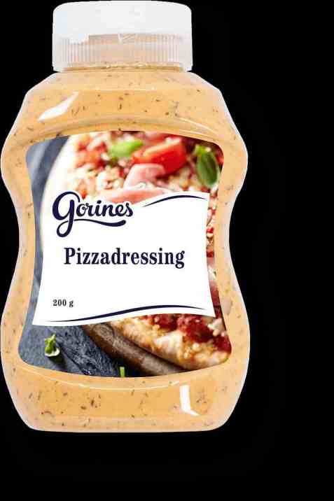 Bilde av Gorines pizzadressing. Bilde av Gorines pizzadressing.