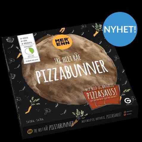 Bilde av Isbilen Pizzabunner med saus. Bilde av Isbilen Pizzabunner med saus.