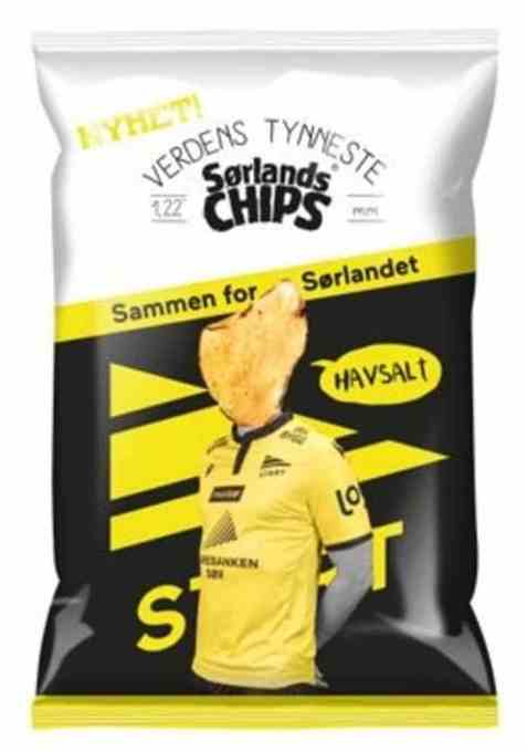 Bilde av Sørlandschips verdens tynneste start havsalt 100gr.