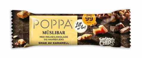 Bilde av Sørlandschips poppa muslibar karamell 25gr. Bilde av Sørlandschips poppa muslibar karamell 25gr.
