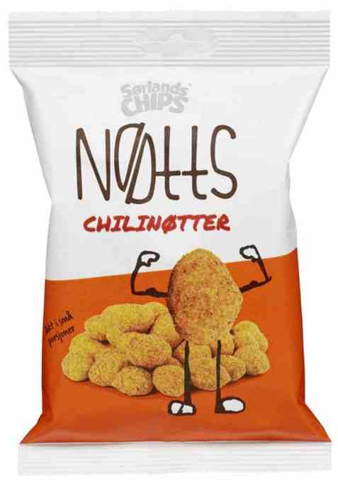 Bilde av Sørlandschips chilinøtter 200gr. Bilde av Sørlandschips chilinøtter 200gr.