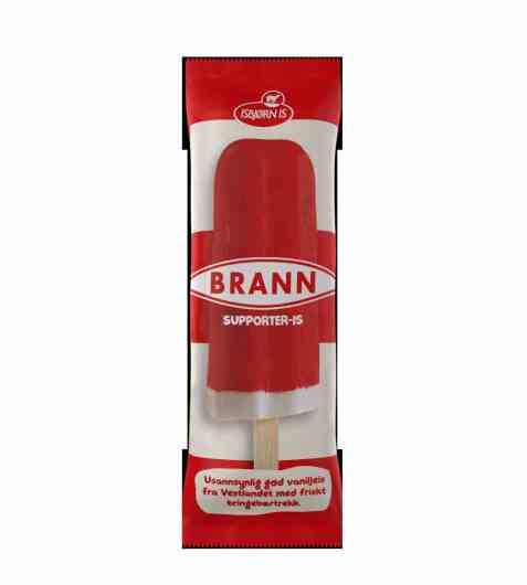 Bilde av Isbjørn Is Brann Supporter-is. Bilde av Isbjørn Is Brann Supporter-is.