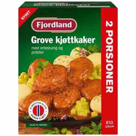 Bilde av Fjordland Grove Kjøttkaker i brun saus 810gr. Bilde av Fjordland Grove Kjøttkaker i brun saus 810gr.
