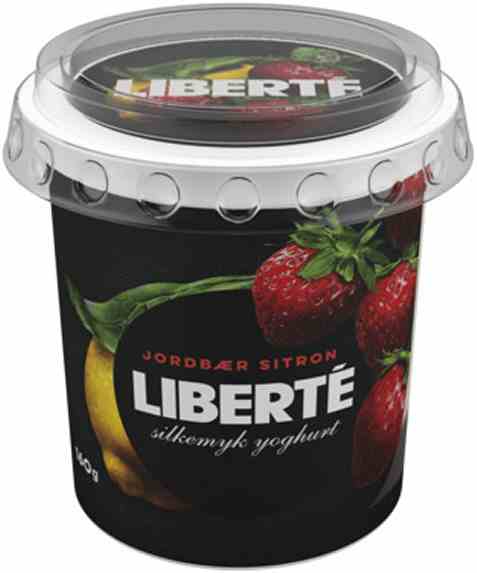 Bilde av Liberté Jordbær Sitron 160g. Bilde av Liberté Jordbær Sitron 160g.