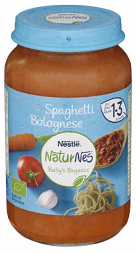 Bilde av Nestlé naturnes økologisk Spaghetti Bolognese 1-3år 220g. Bilde av Nestlé naturnes økologisk Spaghetti Bolognese 1-3år 220g.