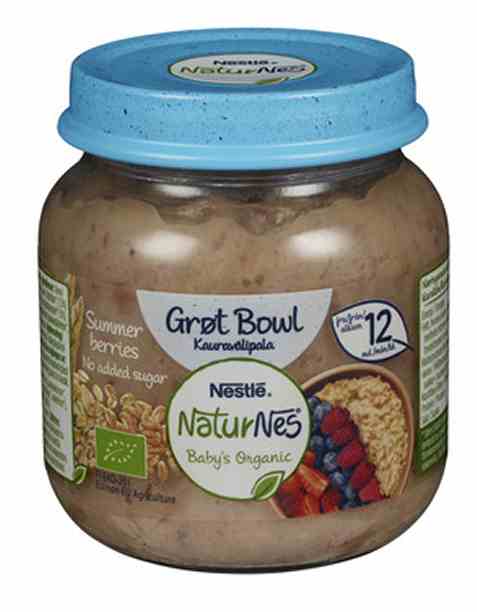 Bilde av Nestlé naturnes økologisk Bowl Summer Berries 12m 125g. Bilde av Nestlé naturnes økologisk Bowl Summer Berries 12m 125g.