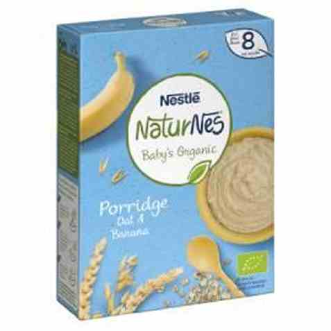Bilde av Nestlé naturnes økologisk havregrøt med banan 8 mnd. Bilde av Nestlé naturnes økologisk havregrøt med banan 8 mnd.