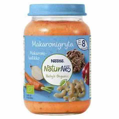 Bilde av Nestlé naturnes økologisk Makaronigryte 8 mnd.