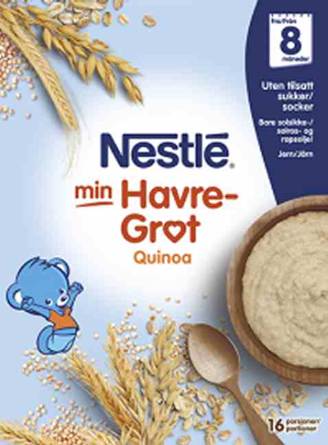 Bilde av Nestlé min havregrøt med Quinoa. Bilde av Nestlé min havregrøt med Quinoa.