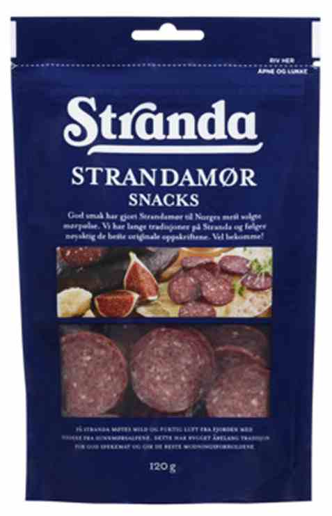 Bilde av Stranda strandamør snacks 120gr. Bilde av Stranda strandamør snacks 120gr.