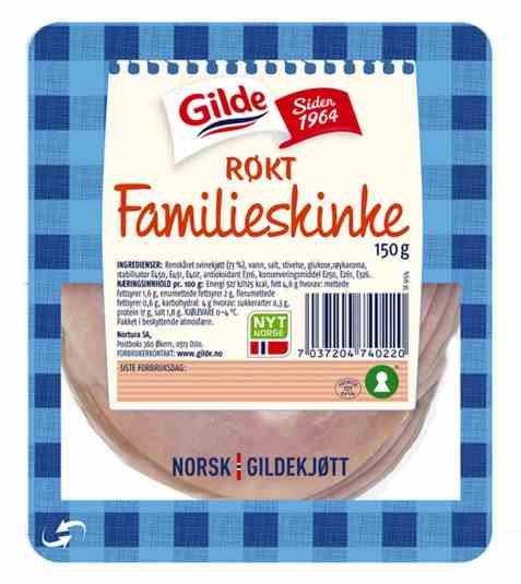 Bilde av Gilde Røkt familieskinke.