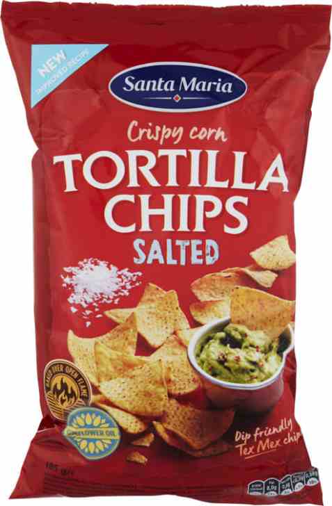 Bilde av Santa maria Tortilla Chips salted 185gr. Bilde av Santa maria Tortilla Chips salted 185gr.