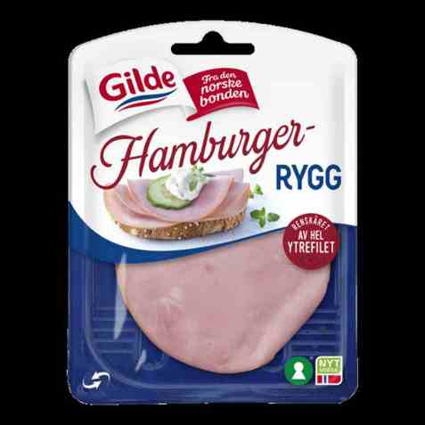 Bilde av Gilde Hamburgerrygg. Bilde av Gilde Hamburgerrygg.