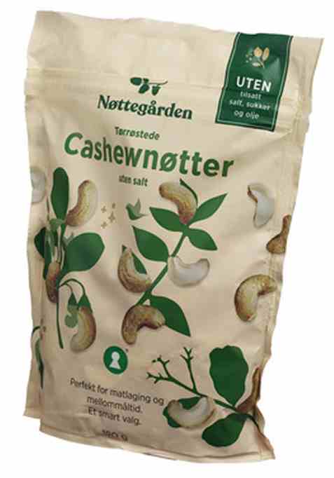 Bilde av Rema 1000 Cashewnøtter uten salt 180gr. Bilde av Rema 1000 Cashewnøtter uten salt 180gr.