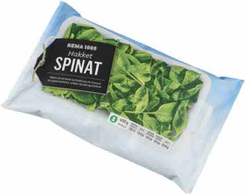 Bilde av Rema 1000 spinat hakket 450gr. Bilde av Rema 1000 spinat hakket 450gr.