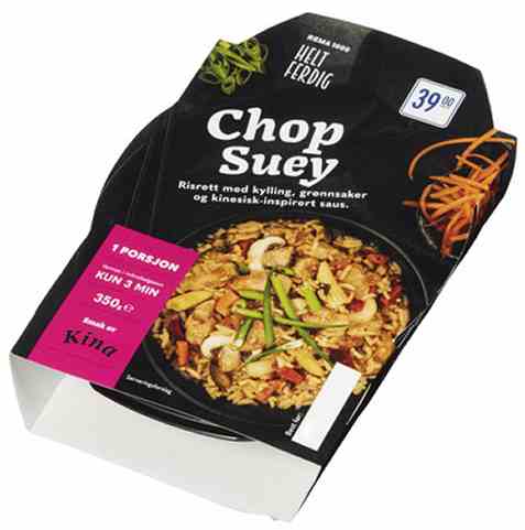 Bilde av Rema 1000 Chop suey med kylling 350gr. Bilde av Rema 1000 Chop suey med kylling 350gr.