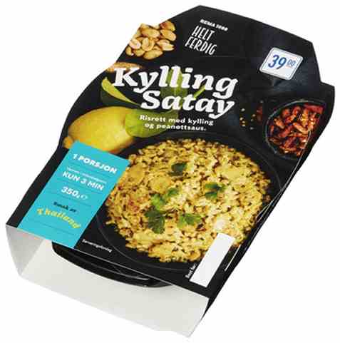 Bilde av Rema 1000 Kylling Satay 350g. Bilde av Rema 1000 Kylling Satay 350g.