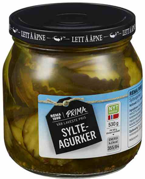 Bilde av Rema 1000 prima Sylteagurker 530gr. Bilde av Rema 1000 prima Sylteagurker 530gr.