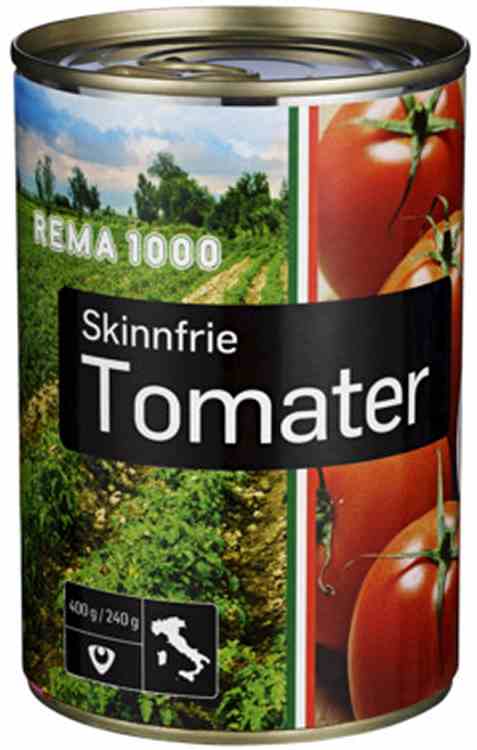 Bilde av Rema 1000 Tomater Skinnfrie 400g. Bilde av Rema 1000 Tomater Skinnfrie 400g.