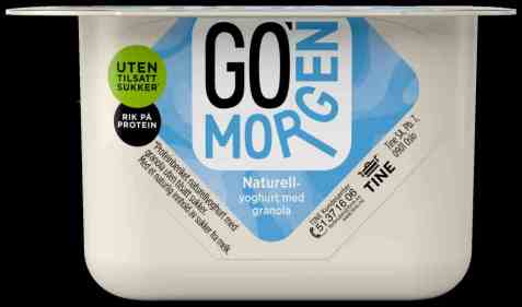 Bilde av Tine Go morgen yoghurt naturell Uten med granola. Bilde av Tine Go morgen yoghurt naturell Uten med granola.
