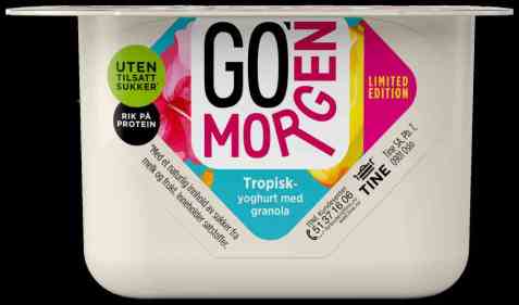 Bilde av Tine Go morgen Uten tropisk med granola. Bilde av Tine Go morgen Uten tropisk med granola.