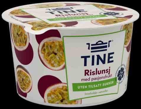 Bilde av Tine Rislunsj med pasjonsfrukt uten. Bilde av Tine Rislunsj med pasjonsfrukt uten.