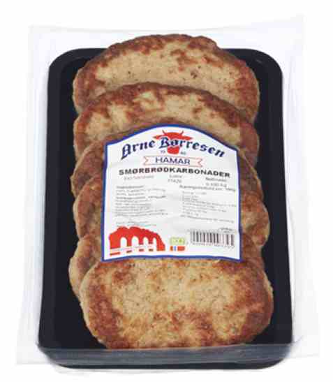 Bilde av Arne Børresen Smørbrødkarbonader 480gr. Bilde av Arne Børresen Smørbrødkarbonader 480gr.