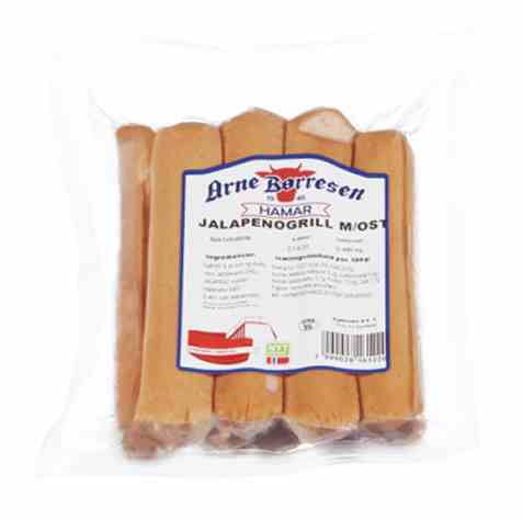 Bilde av Arne Børresen Jalapenogrill 480gr. Bilde av Arne Børresen Jalapenogrill 480gr.