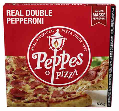 Bilde av Peppes Pizza Real Double Pepperoni 535g.