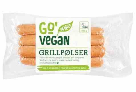 Bilde av Go vegan grillpølser 400gr. Bilde av Go vegan grillpølser 400gr.