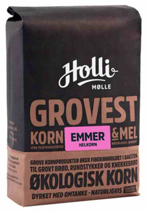 Bilde av Holli Mølle Emmer Helkorn økologisk.