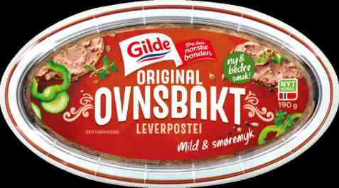 Bilde av Gilde Original ovnsbakt leverpostei. Bilde av Gilde Original ovnsbakt leverpostei.
