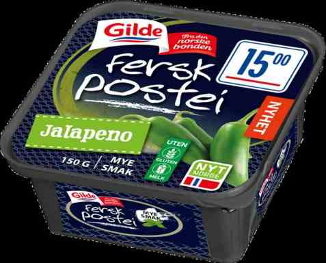 Bilde av Gilde Fersk leverpostei jalapeno. Bilde av Gilde Fersk leverpostei jalapeno.