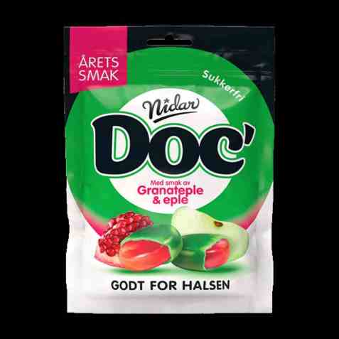 Bilde av Nidar Doc Halslinser granateple og eple. Bilde av Nidar Doc Halslinser granateple og eple.