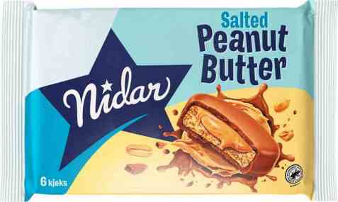 Bilde av Nidar Kjeks Salted Peanut Butter. Bilde av Nidar Kjeks Salted Peanut Butter.