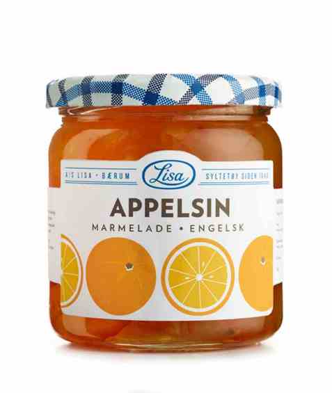 Bilde av Lisa appelsinmarmelade engelsk. Bilde av Lisa appelsinmarmelade engelsk.