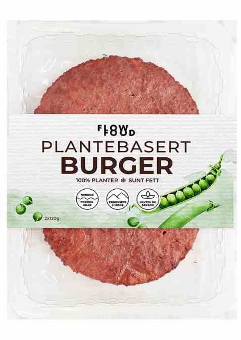 Bilde av Flow Food Plantebasert burger.