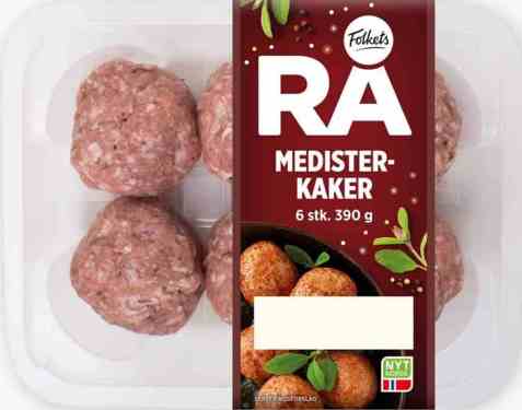 Bilde av Folkets Medisterkaker Grove 390g. Bilde av Folkets Medisterkaker Grove 390g.