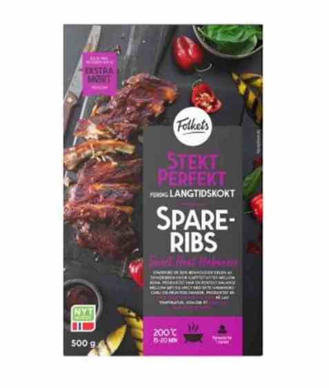 Bilde av Folkets Spareribs Habanero 500g. Bilde av Folkets Spareribs Habanero 500g.