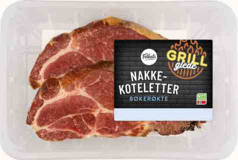 Bilde av Folkets Svin Nakkekotelett Bøkerøkt 500g. Bilde av Folkets Svin Nakkekotelett Bøkerøkt 500g.