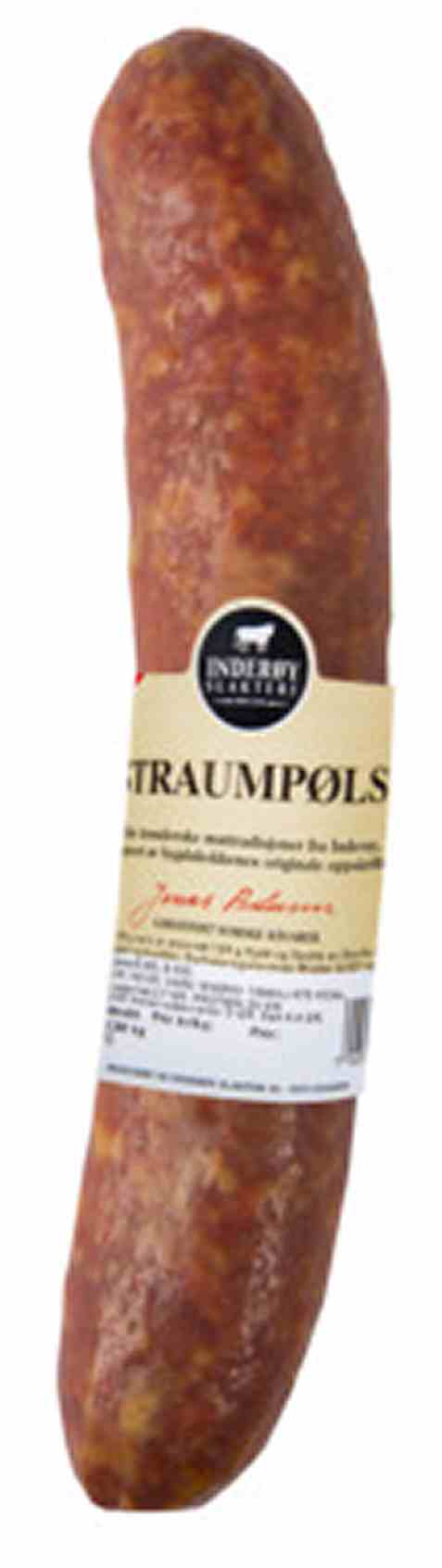 Bilde av Inderøy slakteri Straumpølse Spekepølse. Bilde av Inderøy slakteri Straumpølse Spekepølse.