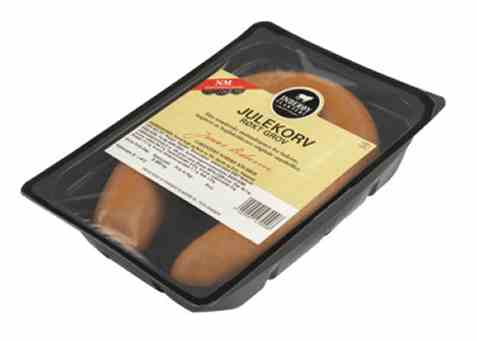 Bilde av Inderøy slakteri Røkt Julepølse Grov. Bilde av Inderøy slakteri Røkt Julepølse Grov.
