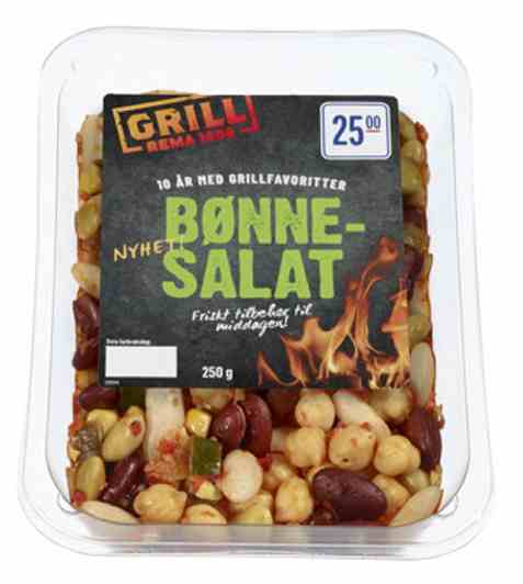 Bilde av Rema 1000 Bønnesalat 250gr. Bilde av Rema 1000 Bønnesalat 250gr.