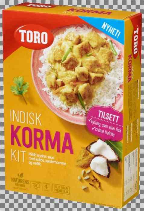 Bilde av Toro indisk korma tilberedt. Bilde av Toro indisk korma tilberedt.