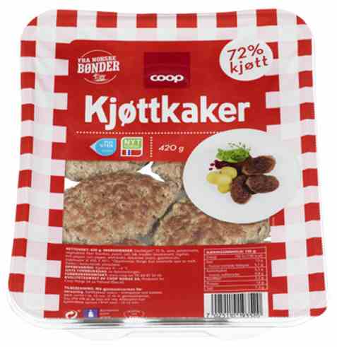 Bilde av Coop Kjøttkaker 420g. Bilde av Coop Kjøttkaker 420g.