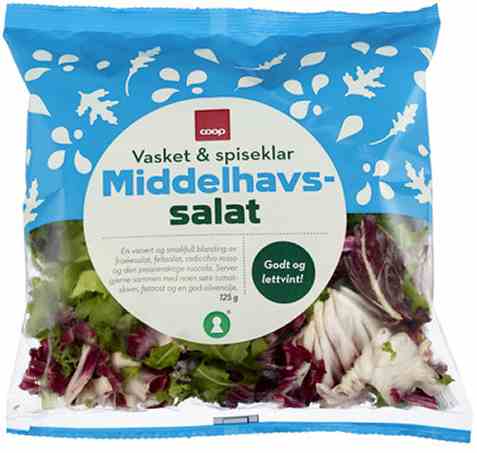 Bilde av Coop Middelhavssalat 125g. Bilde av Coop Middelhavssalat 125g.