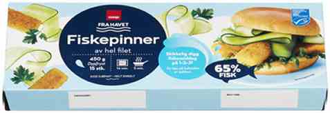 Bilde av Coop Fiskepinner Hel Filet. Bilde av Coop Fiskepinner Hel Filet.