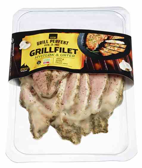 Bilde av Coop Grillfilet Urter & Hvitløk 450g. Bilde av Coop Grillfilet Urter & Hvitløk 450g.